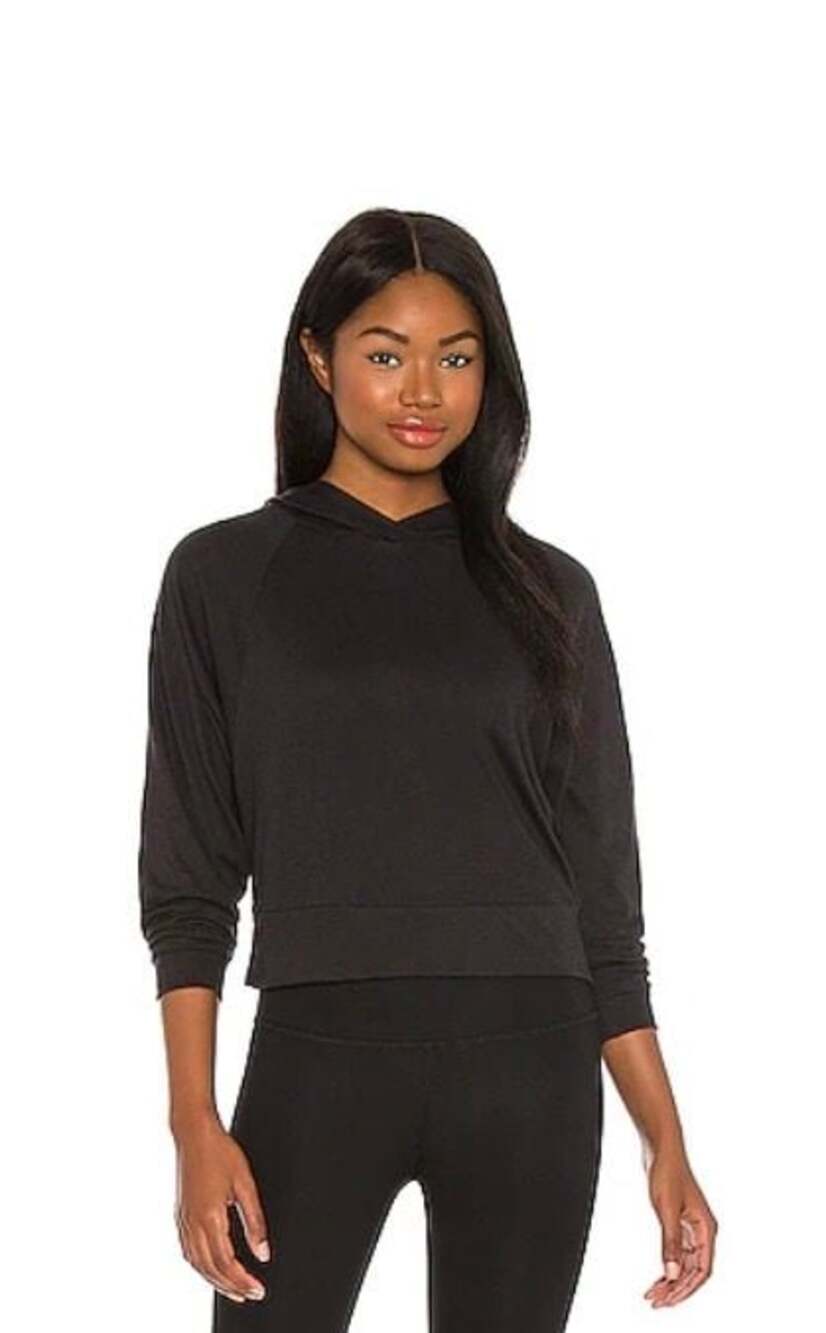 Beyond Yoga Never Been Hoodie Black